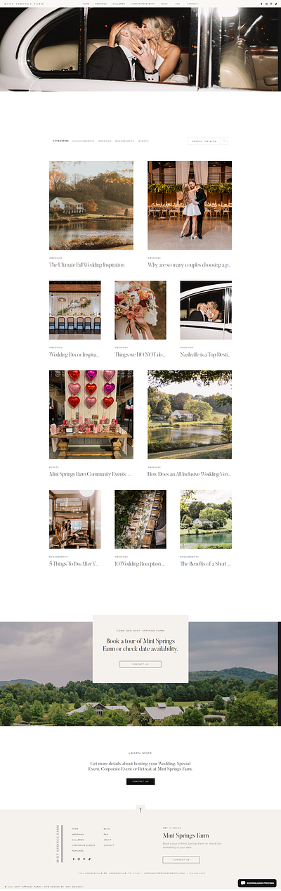 Mint Springs Farm Wedding and Event Venue fiverr uchihashahin01 user friendly layout