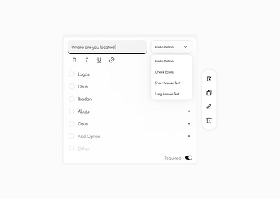 Form Builder Component 1 design tech ui ui design ux ux design