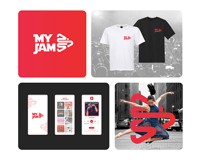 MY JAM - branding app design branding logo poster design tshirts ui design