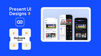 Go Score App Design design figma football goscore mobile score sport ui