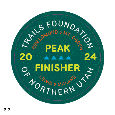 TFNU Peak Finisher sticker sticker tfnu