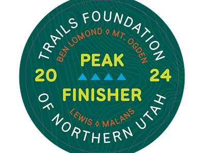 TFNU Peak Finisher sticker sticker tfnu