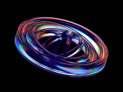 Abstract animation 3d abstract animation background blender branding circles colorful design elegant endless futuristic geometric glass iridescent loop render shape technology