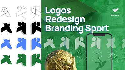 Logos Redesign Branding Sport animation app sport branding design design app figma football logo logos redesign sport sport app ui