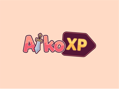 AikoXP Logotype anime brand brand identity branding branding design design envtuber grahic desigmer graphic design logo logotype logotype design motion graphics typography visual identity vtuber vtuber design