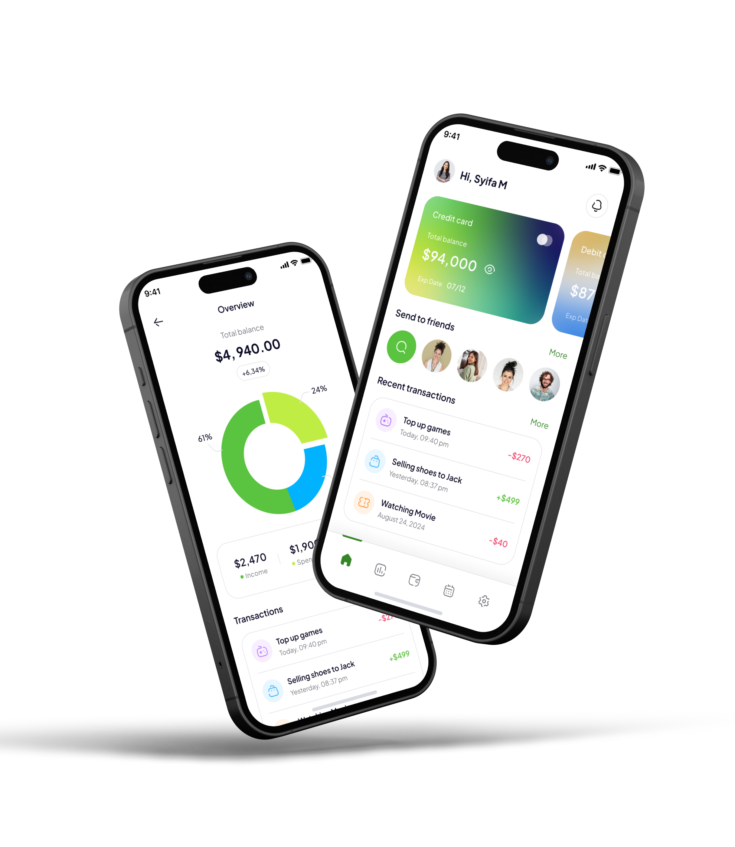Example of Finance Management Mobile App