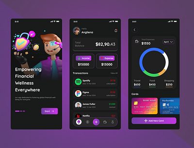 Finance App UI Design accessibilityfirst cleanaesthetics consistentuserinterface datadrivendesign interactiveprototyping intuitivenavigation microinteractions responsivedesign seamlessexperience usercentricdesign