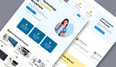 Education Website figma product design ui uiux ux