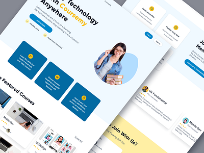 Education Website figma product design ui uiux ux