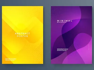 Vector abstract colorful gradient background story