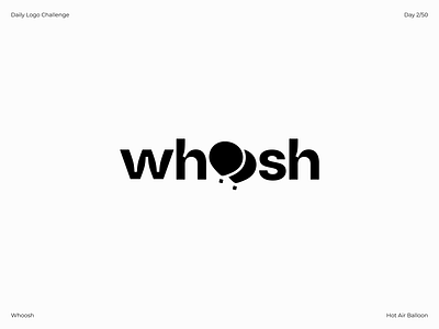 Whoosh | Logo Design brand brand designer brand identity branding brandmark color palette dailylogochallenge design graphic design graphic designer hot air balloon illustration logo logo design logo designer logo mark typography whoosh