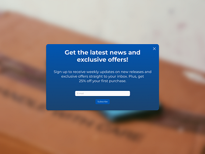 Newsletter design newsletter ui