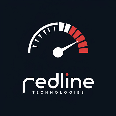 That's logo for Redline technology. and i made it. 3d branding graphic design logo t shirt ui