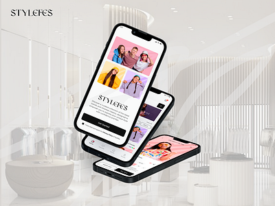 STYLEFES - Fashion Mobile Marketplace branding clean design colorful ui fashion fun design graphic design marketplace mobile app mobile design ui uidesign uiux userinterface ux uxdesign