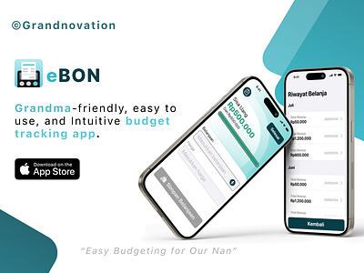 Easy budget-tracker apps designed for elderly design ios mobile app ui uiux
