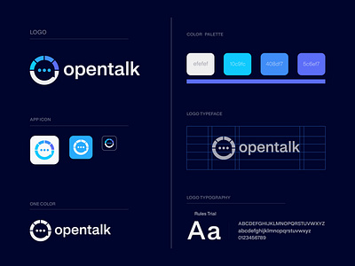 logo, logo design with brand style guide app icon brand guidelines brand identity brand style guide branding chat logo logo design logo designer logo guidelines logo mark logotype talk visual identity