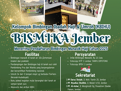 KBIHU Bismika Jember banner haj haji islamic manasik poster