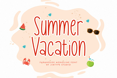 Free Font - Summer Vacation - Farmhouse Font farmhouse font free free font summer