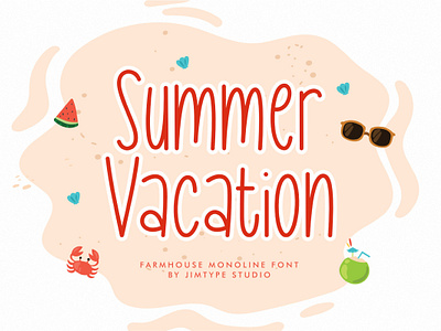 Free Font - Summer Vacation - Farmhouse Font farmhouse font free free font summer