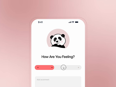 Panda rating interaction animation design feedback icon illustration microintersction minimal motion graphics panda panda illustration panda motion rate rating ui ui motino user feedback vector