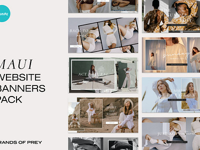 Website Banner Bundle - Canva banner banner kit banner website banners diy banner kit diy banner set fashion banner shop banner shopify banner web banner website banner website banners wix banner