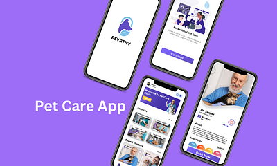 Pet Veterinary Mobile App Design branding cat care app illustration mobile app design pet care app pet logo pet veterinary mobile app design prototype ui ui ux design user experience user interface wireframe