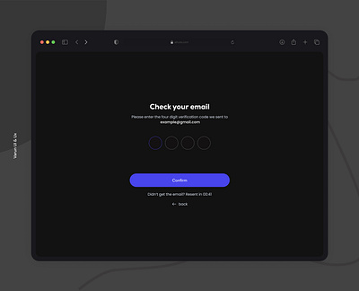 OTP Verification Screen concept design figma login otp password photoshop ui verification webpage website