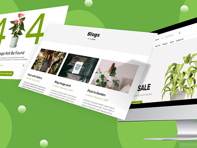 PLANT WEBSITE UI design ui website website ui