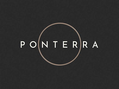 Ponterra brand brand identity branding branding agency climate climate change corporate identity design agency design studio dynamic branding earth eco forest global globe logo design logo motion natural environment planet terra