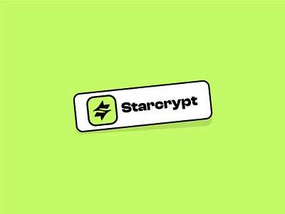 Starcrypt - Logo brand identity branding colorful crypto crypto branding fun funky graphic design illustration logo visual identity