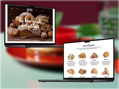 BAKERY WEB UI DESIGN bakery shop ui bakery ui bakery web ui bakery web ui design cake ui