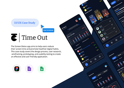 UX case study - Screen Detox app design branding design ui ux