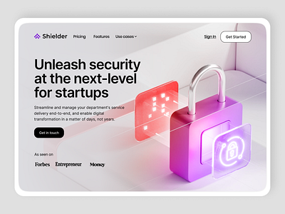 Security SaaS Startup Website Design ai artificial intelligence blockchain data guard landing page lock payment gateway payments saas security shield startup ui uxui web design web ui web3 webpage website