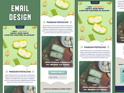 Email Campaign for Mochidoki Ice-cream design email design graphic design mail