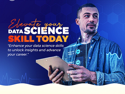 Data Science branding cephas data design elevate flyer graphic design illustration logo science skill tech typography vector