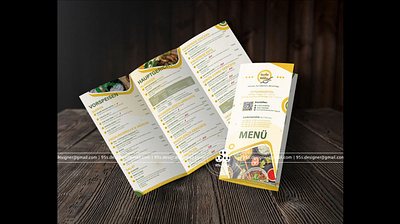 BAMBUS RESTAURANT FLYER/ BROCHURE DESIGN brochure design flyer design graphic design menu design restaurant menu