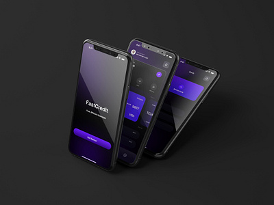 FastPay Mobile Banking App UI branding design typography ui ux