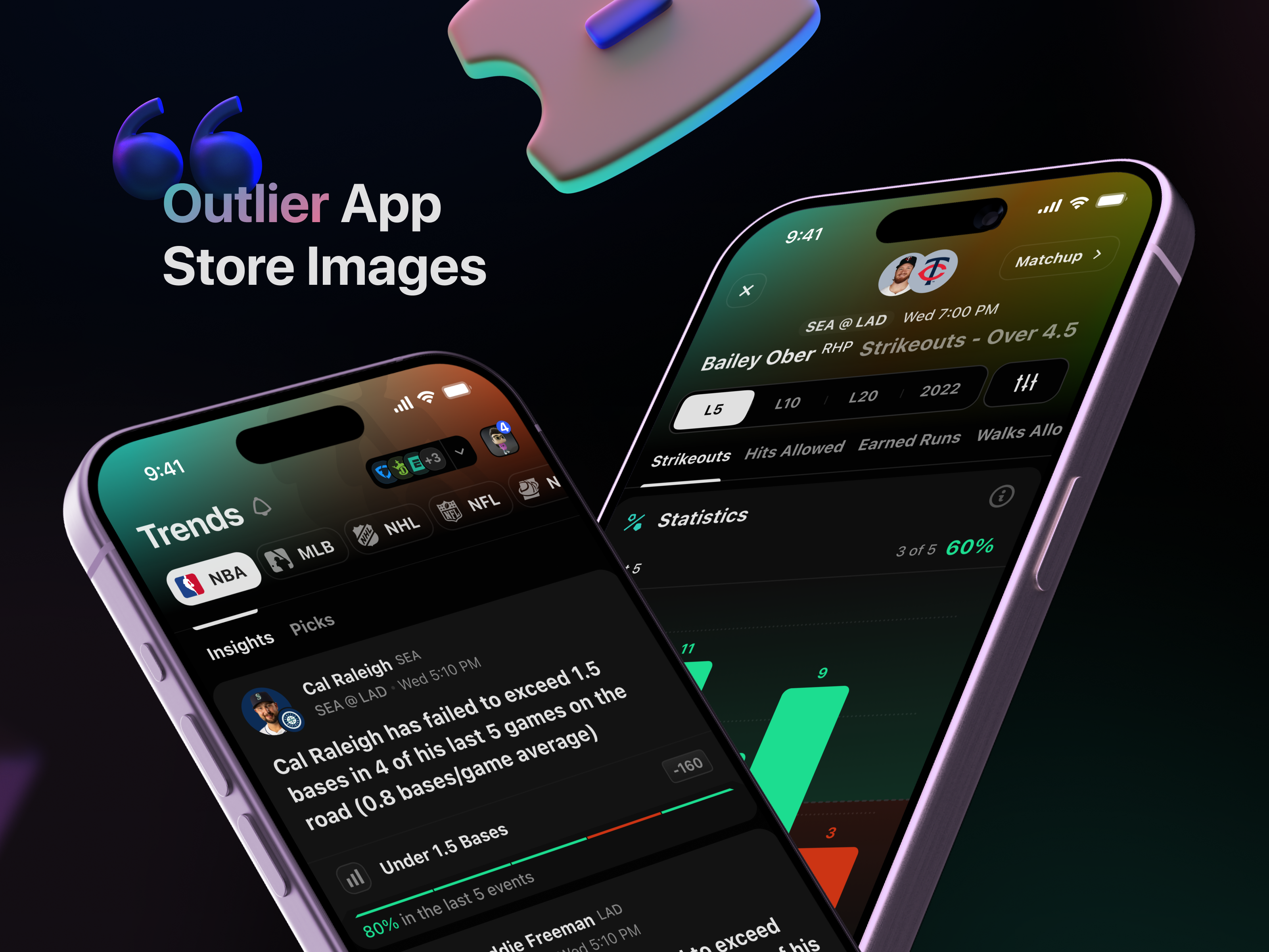 Outlier: App Store Images app application betting bookmaker dark design gambling ios mobile modern neon outlier product design sports trend trends ui user interface ux web design