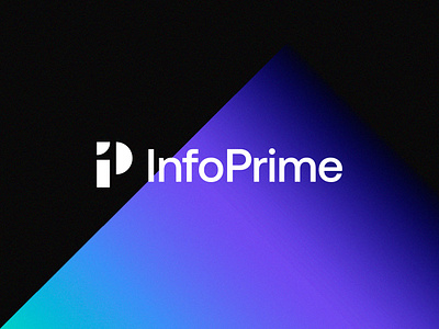 InfoPrime logo concept (unused) branding digital first icon info logo mark monogram negative space one prime products smart technology