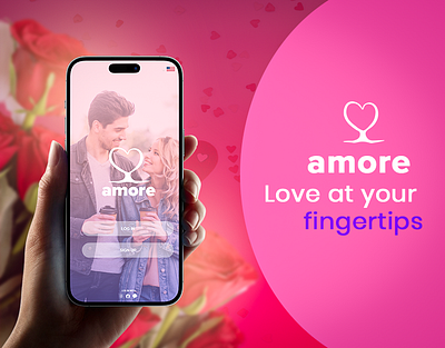 Amore | application design application design graphic design logo love ui uxui