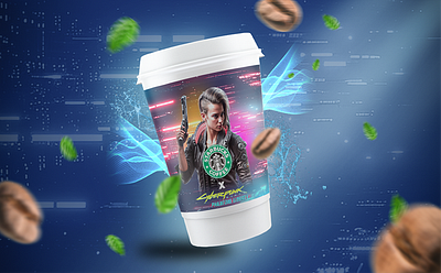 Drink collaboration design for Starbucks coffe drink food graphic design label labeldesign packing