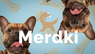 Merdki | Visual Brand Identity brand branding cats dog graphic design logo pet pets