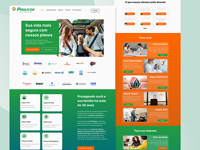 Paulicor - Seguros e Aluguel de carros agencia de seguros aluguel de carros branding design graphic design landing page paulicor paulicor seguros ui uiux webdesign website