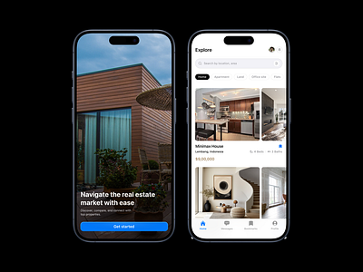 Real estate mobile app app apple design application design mobile mobile app real estate splash screen ui ux
