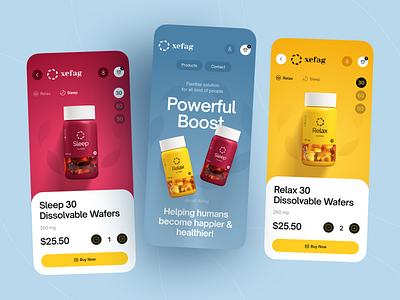 Pharmacy Mobile App app app design health app healthcare medical app medical care medicine mobile mobile app mobile app design pharmacy pharmacy app product design supplements supplements app vitamins