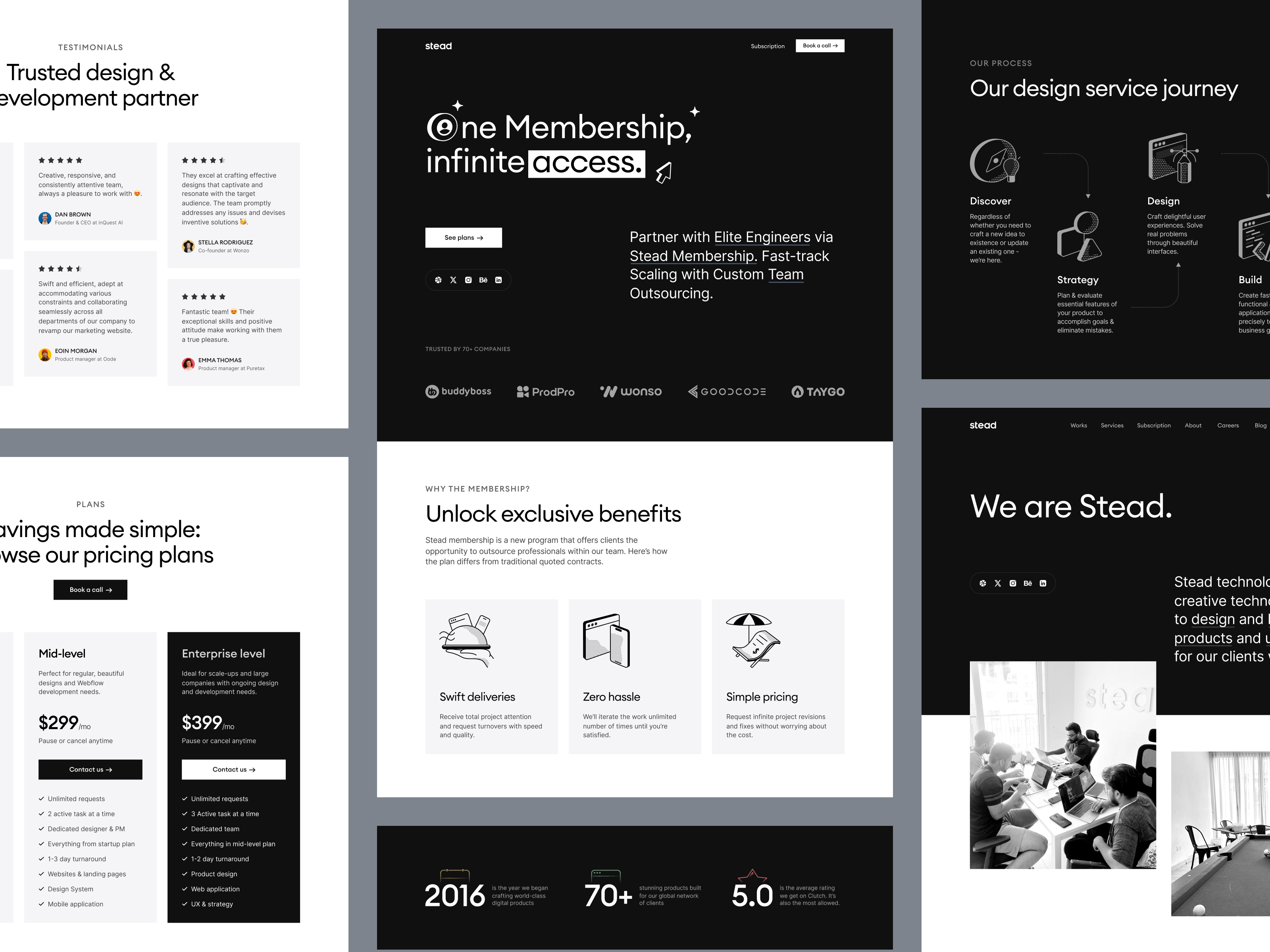 Example of Landing Page Design & Development