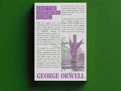 Fiction Book Cover - George Orwell 1984 book cover book cover designer editorial facet printing fiction book fiction book cover george orwell graphic design minimalistic design periodical layout poster