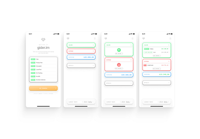 Redesign for gider.im 🧾💵 app design redesign ui ui design ux design uxui