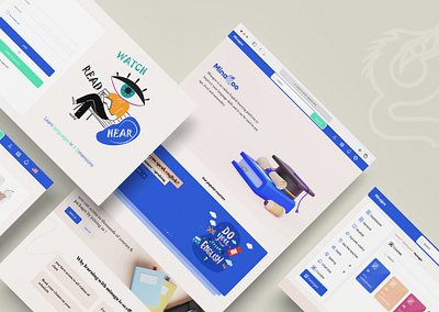 Minagoo English Learning Website design ui ux website