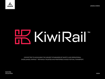 KiwiRail™ brand identity branding concept logo creative design designer graphic design logo logo design logo designer logo love logo maker logomark logos mark modern logo rail logo timeless logo vector